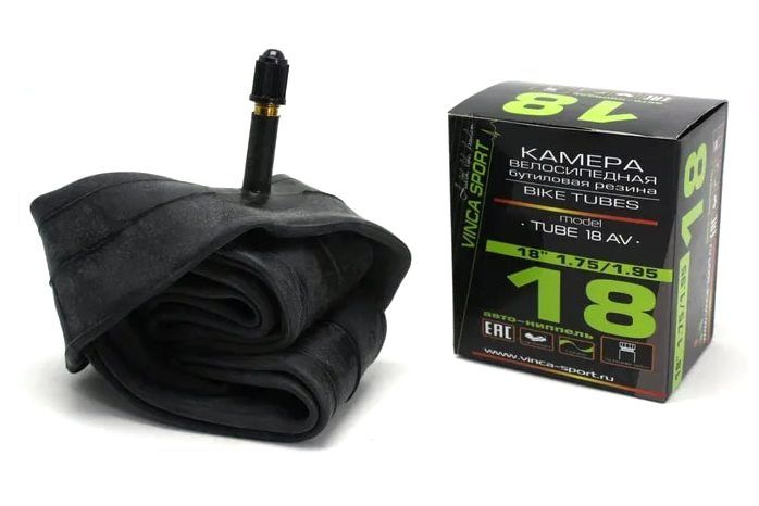 Камера Vinca Sport 18x1,75/1,95, автониппель